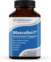 LifeSeasons Masculini-T - Testosterone Support Supplement - Enhances Mental ' Aspects of Sexual and Athletic Performance - Supports Normal Erectile Function - Improve Libido - 180 Capsules