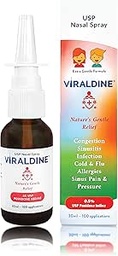 0,5% Povidone-Iodine Nasal Spray, Rapid Relief Formula, Ayuda con Congestión diaria, 100 Aplicaciones, 30 ml