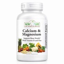 New Life Calcium Magnesium D3 & Zinc, Bone Support, 120 Softgels