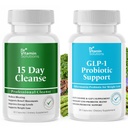 DR VITAMIN SOLUTIONS 15 Day Cleanse and GLP-1 Probiotic Support Gut Reset Duo