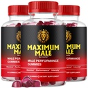 (3 Pack) Maximum Male Gummies, MaximumMale Gummies, MaximumMale Gummies Supplement Support - All Natural Premium Formula, MaximumMale Advanced Formula, MaximumMale Gomitas, 180 Gummies for 3 Months
