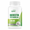 Leaping Lynx Quercetin with Bromelain – 800mg Quercetin + 165mg Bromelain | 120 Capsules (60-Day Supply) | Immune, Respiratory, and Seasonal Allergy Support | Antioxidant & Recovery Complex | Non-GMO