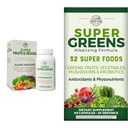 COUNTRY FARMS Super Fruits Veggies Capsules 30 Super Foods 30 Servings and Super Greens Vegicaps 32 Super Foods 60 Count 30 Servings