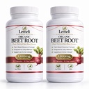 Beetroot 1300mg, Nitric Oxide Support Formula with Beet Root Extract, Vitamin C & Black Pepper, Plant-Based Daily Wellness Supplement, 60 Vegan Capsules