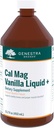 Genestra Marcas Cal Mag Vanilla Liquid + Silencio Calcio-Magnesium Suplemento TEN 15.2 fl. oz.