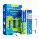 Hydrogen Tablets for Drinking Water, H2 Molecular Hydrogen Water Tablets with Magnesium, Fast Dissolving Effervescent Drink Formula for Energy, Focus & Hydration, Lemon Lime Orange, 40 Count