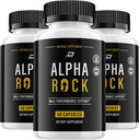 Alpha Rock for Men Capsules – Alpha Rock Advanced Formula Natural Supplement Pills for Active Lifestyle - 3 Pack - 180 Capsules