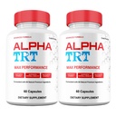 Alpha TRT Pills, Maximum Strength Supplement, AlphaTRT Capsules Advanced Premium Formula Vitamin Pills (2 Pack)