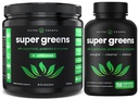 NutraChamps Super Greens Unflavored Powder & Super Greens Capsules