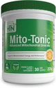 Salud Thru Nutrition Mito-Tonic Advanced Mitochondrial Drink Mix ← CoQ-10, PQQ, D-Ribose, L-Carnitine &amp; Más ← Energía Celular y Función Cardiac Apoyo ← Keto Friendly ← Non-GMO (30 Servimientos)