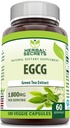 Herbal Secrets EGCG Green Tea Extract 1800 Mg Por Serving ← Veggie Capsules Suplemento Silencio No-GMO Silencio Gluten Gratis Silencio Made in USA (1 Pack, 180 Count)