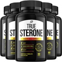 True Sterone Capsule – TrueSterone Natural Ingredients Advanced Formula Health Support (5 Pack - 300 Capsules)