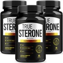 (3 Pack) True Sterone Pills, TrueSterone, True Sterone Pill, True Sterone Vitamin Capsules, True Sterone Advanced Formula, True Sterone Reviews 180 Capsules for 3 Months