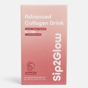 Sip2Glow Advanced Collagen Drink 30mL x 7 Sachets | Korean Collagen Tripeptide, Vitamin C & GABA, Passionfruit