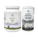 Mt. Capra Deep 30 (Strawberry Splash) and Clean Minerals with Collagen Peptides