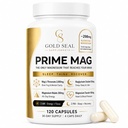 Gold Seal Prime Magnesium Complex, Magnesium L-Threonate, Bisglycinate, Malate & Taurate with Vitamin B6 P-5-P, 120 Vegan Capsules(1pc)