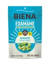 Biena Edamame Beans Snack High Protein Snacks – Healthy Sugar Free Snacks For Adults and Kids, Salt & Oil Free, 13g of Protein, 130 Low Calorie, Crunchy Edamame, Vegan, Low Carb, Gluten-Free, Naked - No Salt, 4 pk, 4.75oz Bag