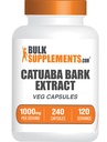 BulkSupplements.com Catuaba Bark Extract Capsules - 240 Capsules (Pack of 1)