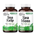 Wild & Organic Sea Kelp 180 Capsules & Sea Moss 180 Capsules