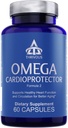 Thrivous Omega Cardioprotector – Advanced Heart " Circulation Support Suplemento con AvailOm Omega-3, Ajo, Gotu Kola, Oligopin Pine Bark – 60 cápsulas Vegan