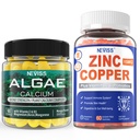 NEVISS Algae Calcium Gummies + Zinc Copper Gummies
