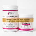 Stronger Bones Starter Bundle, Collagen Peptides and Electrolytes Powder, Daily Routine for Bone Support Hydration and Consistency, Unflavored Collagen Drink Mix System