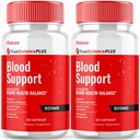 (2 Pack) Tru Balance Blood Support Capsules, TruBalance Pills Maximum Strength TrueBalance True Supplement Glycogen Health Advanced Formula Vitamin All Natural High Performance (120 Capsules)