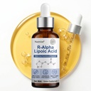 R-Alp-ha Lipoic Acid LiquidD-rops, Vitamins C & E, Non-GMO, Vegan