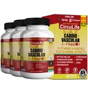 CircuLife Max Cardiovascular Support, Maximum Strength, Herbal Ingredients, 60 Capsules (3)