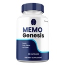 Memo Genesis Supplement Pills, All Natural Brain and Cognitive Clarity Support, MemoGenesis Capsules (1 Pack)