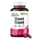Wild & Organic Beet Root Capsules - Energy Support - Red Beet Root Supplements with Black Pepper Extract - 90 Days of Supply - Non-GMO - 90 Count
