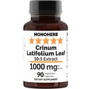 MONOHERB Crinum Latifolium Leaf 10:1 Extract - 1000 mg per Serving - Serving Size: 2 Capsules - 45 Servings per Bottle