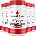 (5 Pack) Sweet Ease Glyco Optimizer, Sweet Ease, Sweet Ease Natural, Glyco Optimizer Sweet Relief, 150 Capsules for 5 Months