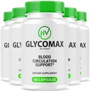 (5 Pack) GlycoMax Advanced Formula Capsules - Official GlycoMax Support Pills Supplement All Natural Premium Maximum Strength, Glycomax Capsulas, Glyco Max Reviews, 300 Capsules for 5 Months