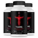 TGains - T Gains Advanced Formula Capsules (3 Pack, 180 Count)