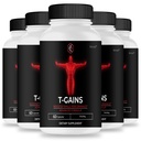 TGains - T Gains Advanced Formula Capsules (5 Pack, 300 Count)