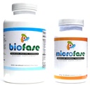 Biofase-Enzymes & Microfase-Herbal Kit, Helps Support Balanced Flora Levels, 180 Capsules and 120 Capsules Microfase