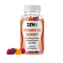 ZENV Vitamin D3 Gummies, Immune & Bone Support Dietary Supplement, Mixed Berry Mango & Peach Flavor, Non-GMO, Gluten Free, 90 Count