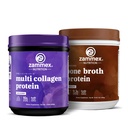 Zammex Multi Collagen Peptides+Chocolate Bone Broth
