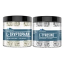 Earthborn Elements L-Tryptophan & L-Tyrosine Capsule Bundle, 200 Capsules Each, Pure & Undiluted