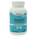 Vitacost Vitamin D3, 100 mcg (4000 IU), 300 Capsules
