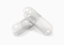 Veggie Caps - 100% Vegetarian Capsules - Size 00" Bulk Clear Empty Vcaps(R) (1 (Pack of 500))