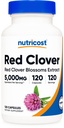Nutricost Red Clover Blossoms 120 Capsules for 120 Servings Per Bottle | Red Clover Extract, Vegan Supplement