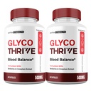 (2 Pack) Glyco Thrive Capsules, All Natural Supplement Official GlycoThrive Maximum Strength, Glycogen Premium Balance Formula Pills, 2 Month Supply