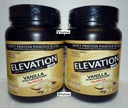 Elevation by Millville Whey Protein Powder Blend Vanilla 32oz 907g (Pack of Two)