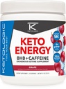 Ketologic KetoEnergy BHB + Caffeine (Grape) 30 Servings, 100mg Caffeine | Exogenous Ketones Powder with Caffeine