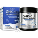 GHK-Cu Copper Peptide Supplement GHK Cu Peptide Complex 60 Capsules | 6-in-1 Peptide Complex, For Skin & Hair, Easy to Absorb