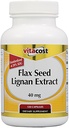Vitacost Flax Seed Lignan Extract -- 40 mg - 120 Capsules