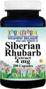 Siberian Rhubarb Extract 4mg 200 Capsules Vitamins Because