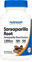 Nutricost Sarsaparilla Root Extract 120 Capsules for 120 Servings Per Bottle - Vegan, GMO-Free, Gluten-Free